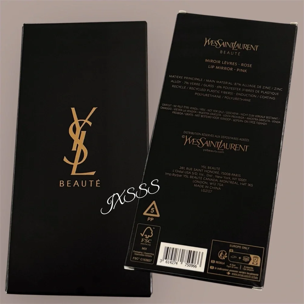 Yves Saint Laurent (YSL) Beauty Lip-Shaped Compact Mirror